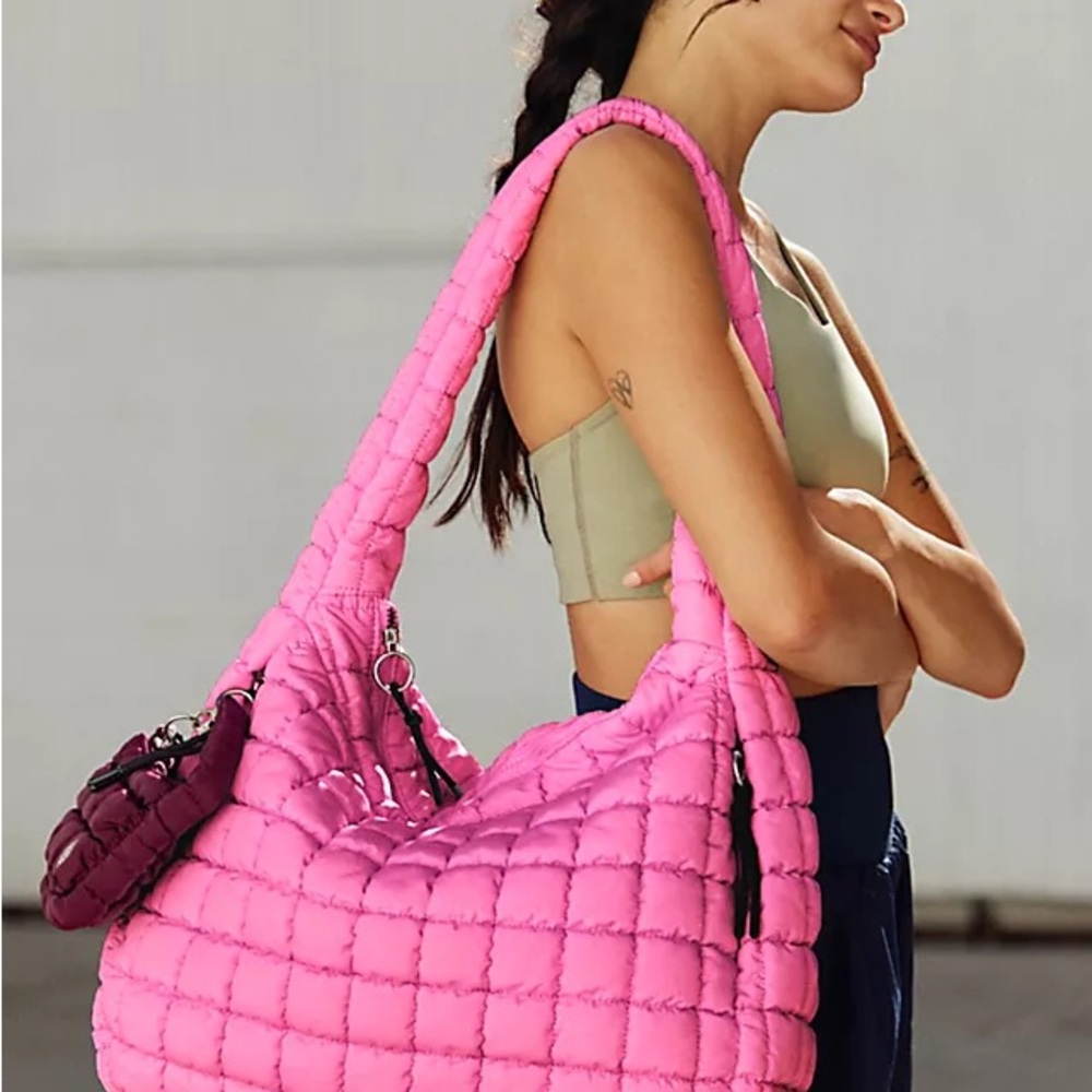 Pink Quilted Carryall Free People Women's Bag
